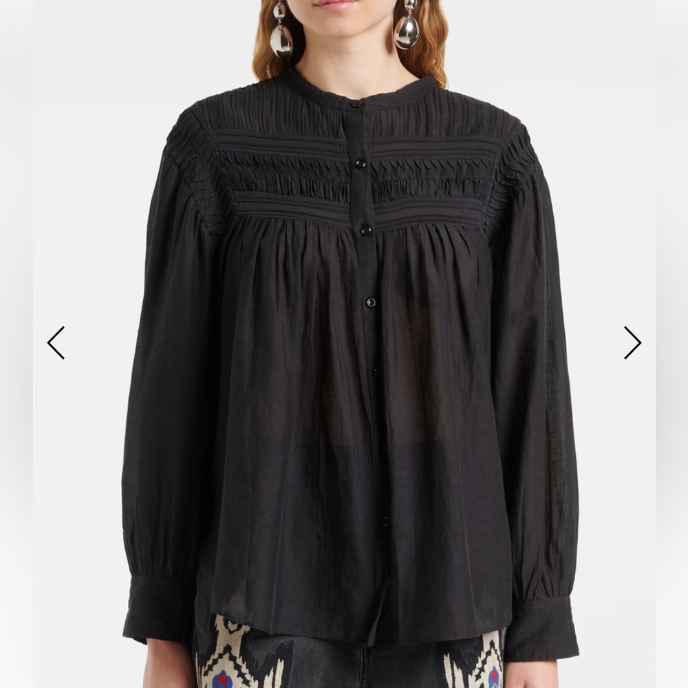 NWT Isabel Marant Plalia cotton blend top small - Picture 5 of 8